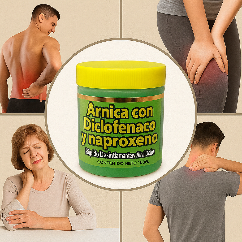 Arnica con Diclofenaco y Naproxeno 100gr F